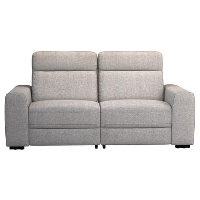 Bank James 3 zits   stof Belfast   grijs   Leen Bakker