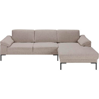Bank Tom met chaise longue links   Monza   beige   Leen Bakker