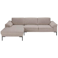 Bank Tom met chaise longue rechts   Java   beige   Leen Bakker