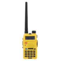Baofeng Uv 5r Yellow Dual Band Handheld Transceiver Radio Interphone