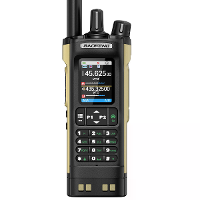 Baofeng UV32 10W GPS Walkie Talkies Zandkleur Aangepaste Twee Wegradio Multi Band Bluetooth APP Programmering Tri Power