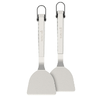 Barbecook Premium set van plancha spatels uit rvs 33cm spatel