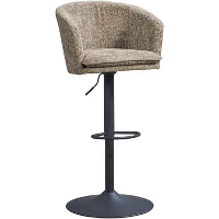 Barkruk Willow   taupe   Leen Bakker
