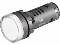 Barthelme 58623015 LED signaallamp Wit 230 V/AC