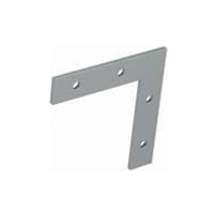 Barthelme 62398803 CATania Verbinder 90° 90° hoekverbinder RVS V2A (l x b x h) 50.5 X 50.5 X 1.7 Mm 1 set(s)