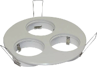 Barthelme 62515408 3 Delig Led Inbouwframe Modena Wit
