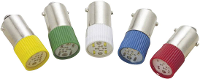 Barthelme 70113226 LED signaallamp Rood BA9s 220 V/DC, 220 V/AC 0.4 Lm