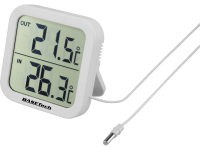 Kabelgebonden Thermometer Basetech 1069 Wit