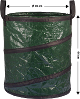 Basetech 2258734 Tuinzak 56 l Groen