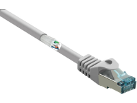 Basetech BT 1715483 RJ45 Netwerk Aansluitkabel CAT 6A S/FTP 20 m Grijs Snagless, Vlambestendig