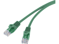 Basetech BT 1717482 RJ45 Netwerk Aansluitkabel CAT 5e U/UTP 10 m Groen Snagless