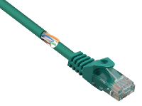Basetech BT 1717500 RJ45 Netwerk Aansluitkabel CAT 5e U/UTP 1 m Groen Snagless