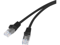 Basetech BT 1717504 RJ45 Netwerk Aansluitkabel CAT 5e U/UTP 15 m Zwart Snagless