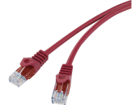 Basetech BT 1717513 RJ45 Netwerk Aansluitkabel CAT 5e U/UTP 2 m Rood Snagless