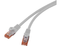 Basetech BT 1719360 RJ45 Netwerk Aansluitkabel CAT 6 U/UTP 15 m Grijs Snagless, Halogeenvrij