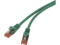 Basetech BT 1719381 RJ45 Netwerk Aansluitkabel CAT 6 U/UTP 0.15 M Groen Snagless, Halogeenvrij