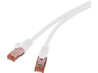 Basetech BT 1719397 RJ45 Netwerk Aansluitkabel CAT 6 U/UTP 0.15 M Wit Snagless, Halogeenvrij