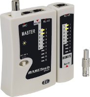 Basetech BT 200 BT 200 Kabeltester Geschikt voor: RJ 45, RJ 11, BNC