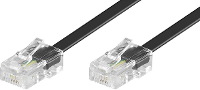 Basetech ISDN Aansluitkabel [1x RJ45 stekker 8p4c   1x RJ45 stekker 8p4c] 15.00 M Zwart