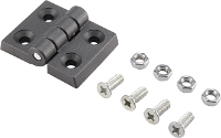 Basetech Kunststof scharnier 60 x 45 x 8 mm 60 mm 1 stuk(s)