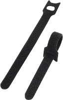 Basetech STD 150 Klittenband kabelbinder Om te bundelen Haak  en lusdeel (l x b) 150 mm x 13 mm Zwart 10 stuk(s)