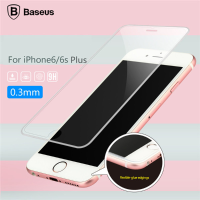 Baseus 0.3Mm 9h Flexible Glue Edgings Tempered Glass Screen Protector Film For Iphone 6 Plus 6s Plus