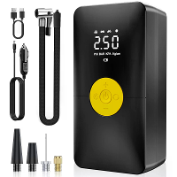 150Psi Draadloze Elektrische Luchtpomp 4000mAh Bandenopblazer Draagbare Luchtcompressor LCD Digitaal Display met LED lam