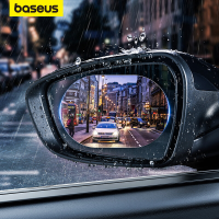 Baseus 2PCS Auto Clear Achteruitkijkspiegel Regenbestendige Film Anti Fog Sticker Waterdichte Film Glare repelling Clari