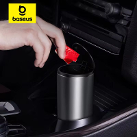 Baseus 500ML Auto Prullenbak Kan Mini Auto Stof Organizer Auto Interieur Vuilniszak Afvalcontainer Opslagbox Emmer Auto