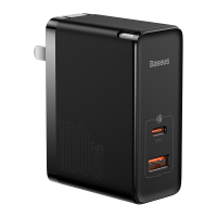 Baseus GaN5 Pro 100W GaN wandoplader 100W USB C PD3.0 PPS & 60W USB A QC3.0 Snel opladen voor iPhone 13 13 Mini 13 Pro M