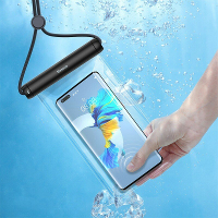 Baseus IPX8 Gecertificeerd Waterdicht Telefoonhoesje Explosiebestendig Anti mist Airbaghoesje met Lanyard Voor Telefoons