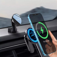 Baseus Magnetische Draadloze Autolader Dashboard Luchtuitlaat Telefoonhouder voor iPhone 12 Serie Snellader
