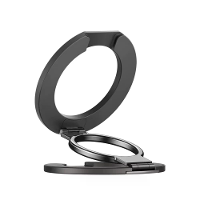 Baseus Magnetische Dubbele Ring Telefoonstandaard Zuig Rotatie 360° Wandstickers Overal voor iPhone 16 16 Pro 15 Pro Max