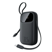Baseus PPQD3 1022D 22,5W 73Wh 20000mAh Krachtbank met dubbele geïntegreerde kabels LED digitale display externe batterij