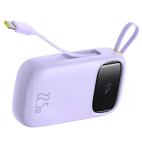 Baseus Q Electricity 3 22,5W 73Wh 20000mAh LED Display Krachtbank met geïntegreerde USB C kabel Externe batterijvoeding