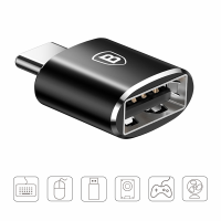 Baseus Usb Type C Male To Usb Female Otg Adapter U Disk Converter For Xiaomi 6 Nexus 6p S8