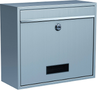 Basi 2170 0408 BK 900 Brievenbus RVS Sleutelslot