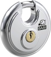Basi 6100 7001 703 Hangslot 70 mm Gelijksluitend 703 Zilver Sleutelslot