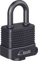 Basi 6150 3000 Hangslot 39 mm Verschillend sluitend Zwart Sleutelslot