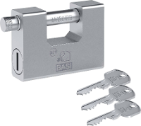 Basi 6210 9000 Hangslot 94 mm Verschillend sluitend Sleutelslot