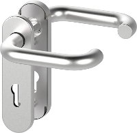Basi 7529 0508 Deurkruk met sleutelschild