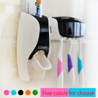 Bathroom Automatic Toothpaste Dispenser Squeezer Toothbrush Holder Set