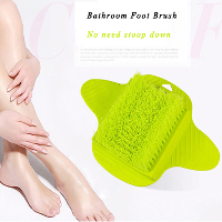 Bathroom Foot Brush Cleaning Slipper Massage Brush Scrubber With Sucker