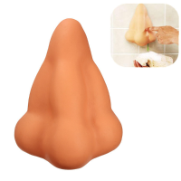 Bathroom Shower Nose Shape Gel Soap Dispenser With Suction Cups