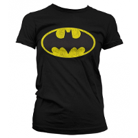 Batman dames verkleed T shirt   zwart   korte mouwen   DC Comics