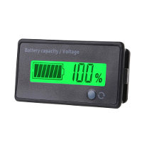 Batterij oplaadindicator Baterijcapaciteit & Volt Tester Multibatterij compatibiliteit 7 100V Touch schakelaar Slimme di