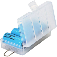 Soshine SBC 027 Batterijbox Aantal cellen: 4 CR123A, 16340 (l x b x h) 73 x 41 x 22 mm