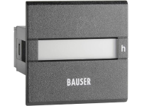 Bauser 3801.2.1.0.1.2 Digitale Bedrijfsuren  Tijdteller Type 3801 Inbouwmaten 45 X 45 Mm