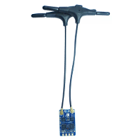 BAYCKRC 2.4G Dual Core TCXO RX ELRS ExpressLRS ontvanger met Dual T Type antenne ondersteuning Wifi upgrade voor langeaf