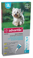 Bayer Advantix Spot On #95;_100/500 4 10 Kg   6 Pip
